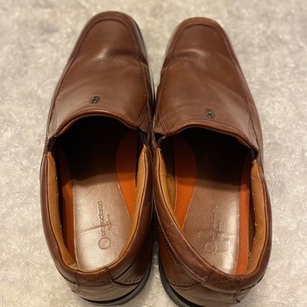 Men’s size 10.5 Clark’s leather loafers - Picture 3 of 6